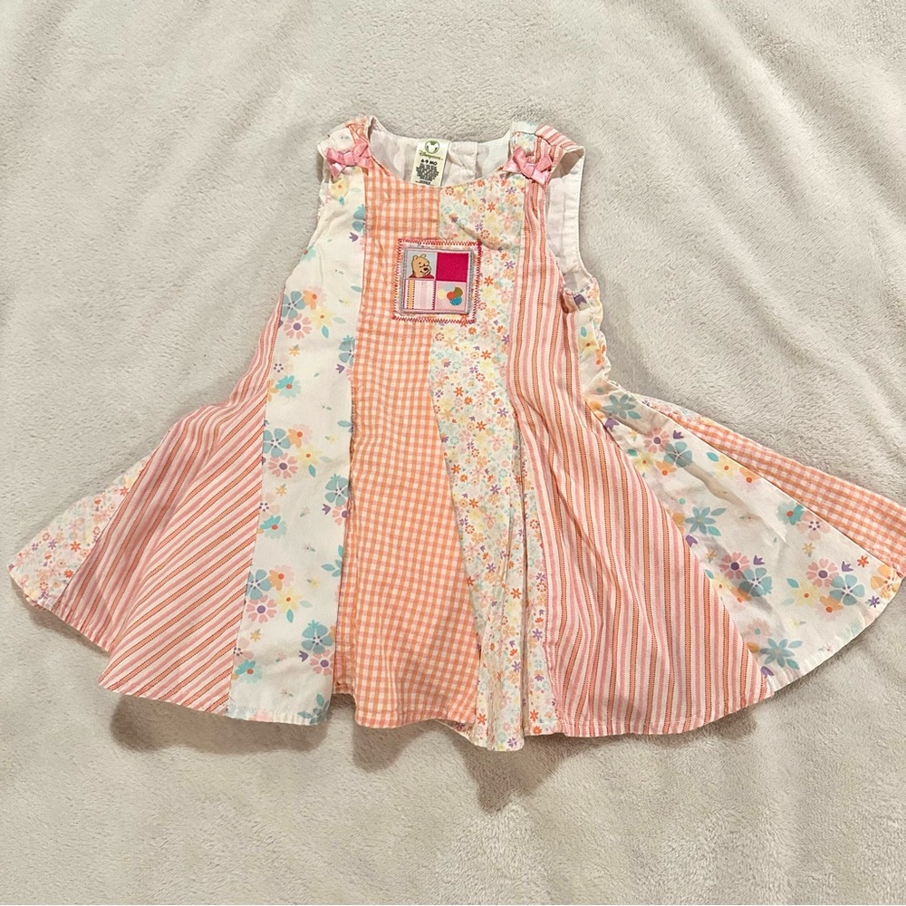 Vintage style Winnie the Pooh dress. Size 6-9 months